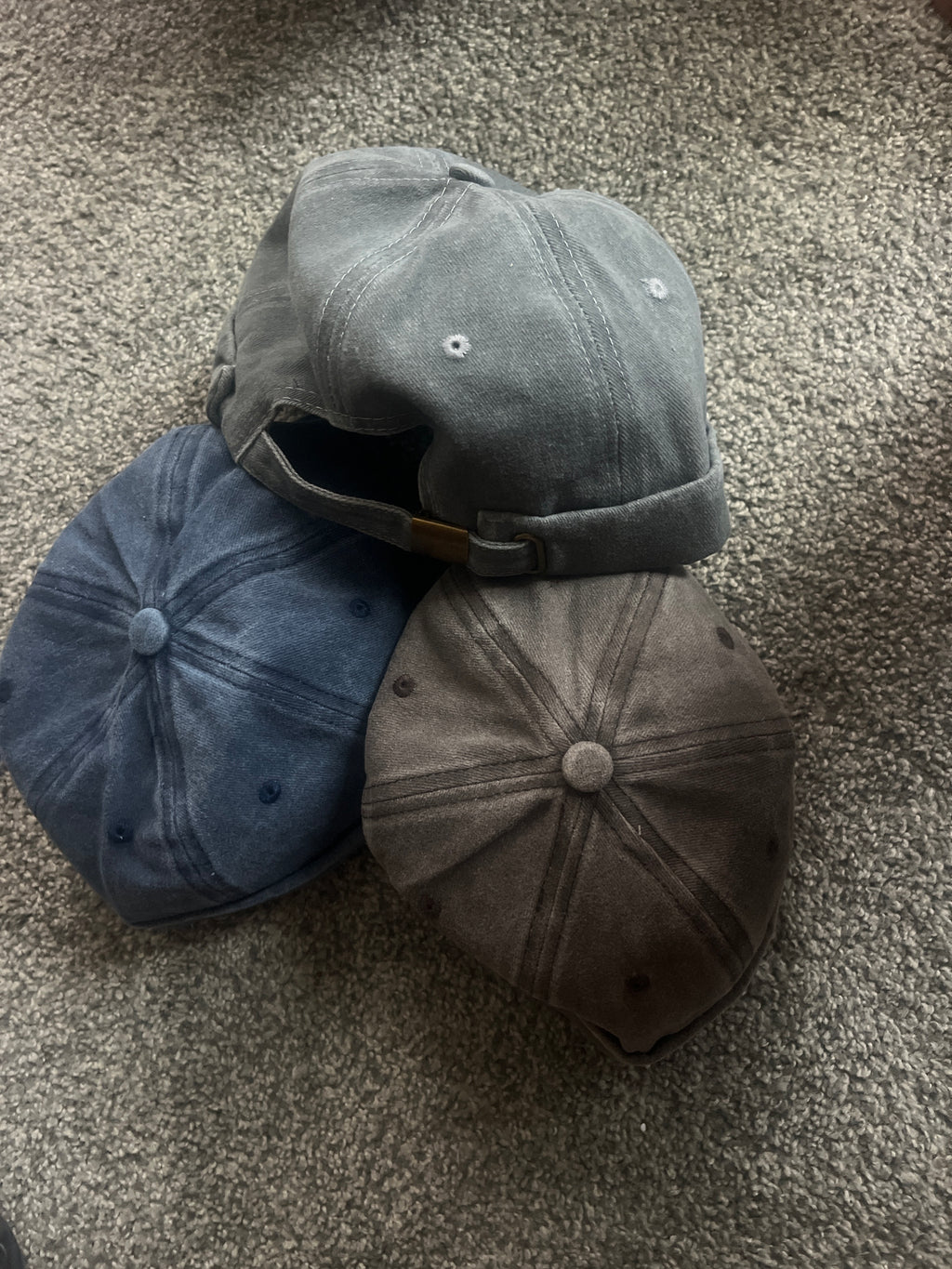 Distressed Cotton Docker Hat