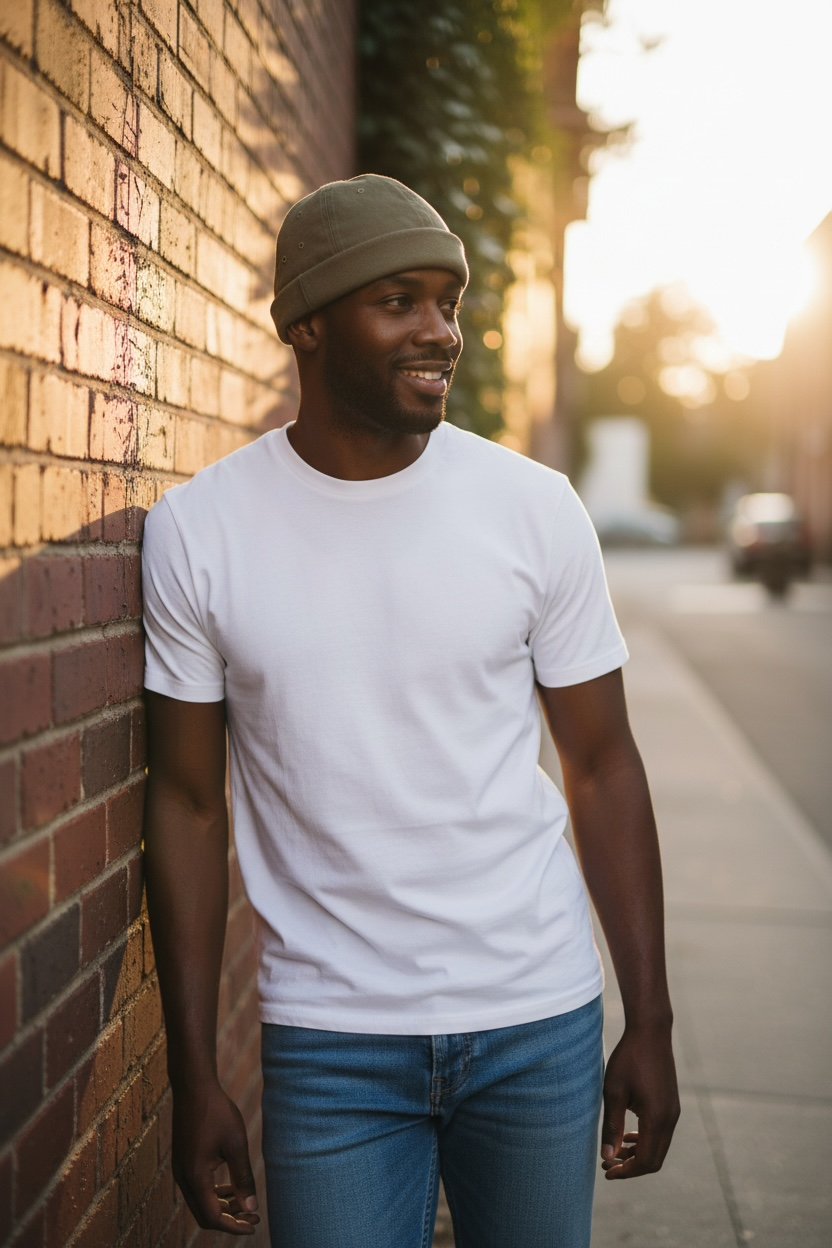 Distressed Cotton Docker Hat